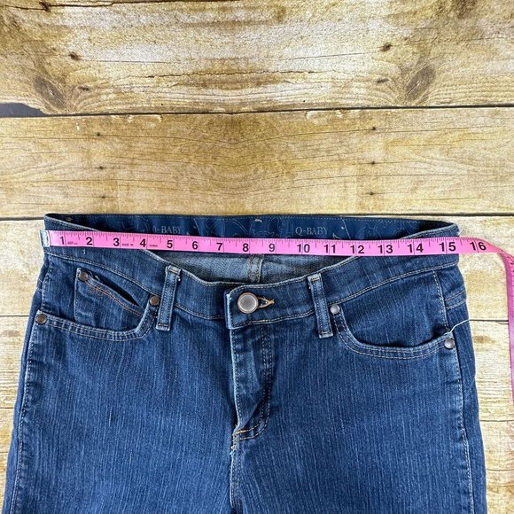 Wrangler Jeans Womens 9/10 x36 Q Baby No Gap Waistband Stretch Riding Denim Good - Picture 7 of 15